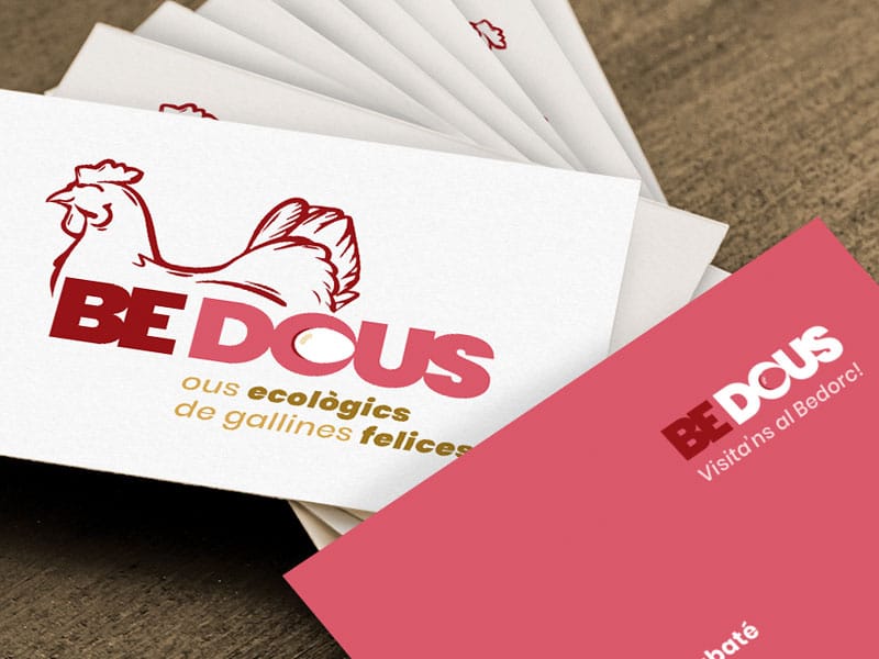 Identidad Corporativa, Logo Design y diseño gráfico, para granja de huevos ecológicos - Bedous
